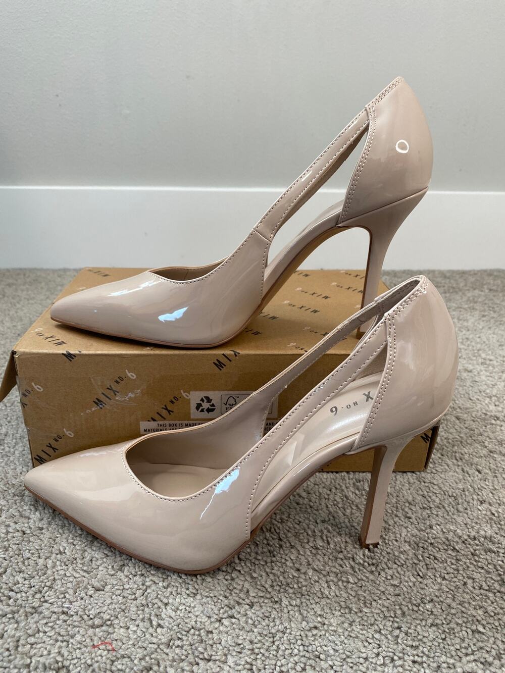 New Mix No. 6 Yazine Nude Heels Pumps Women’s Size 9.5